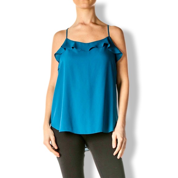 ANN TAYLOR‎ LOFT Ruffled Top - Picture 3 of 5